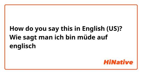 müde auf englisch|ich bin mude translation.